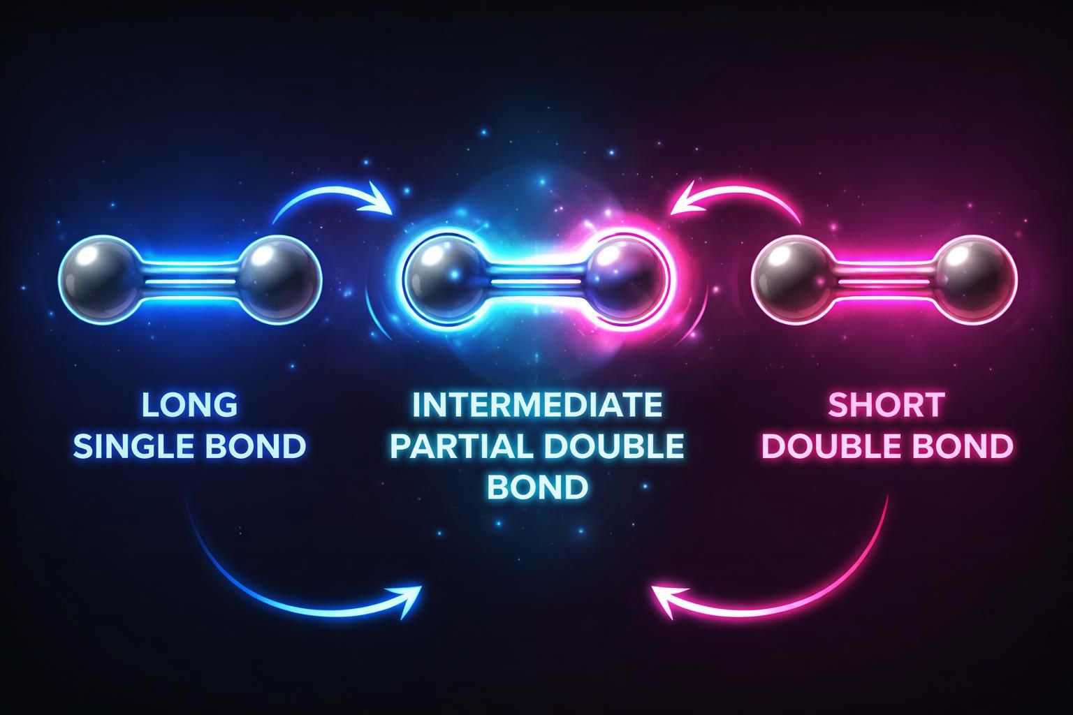 Double vs single bond